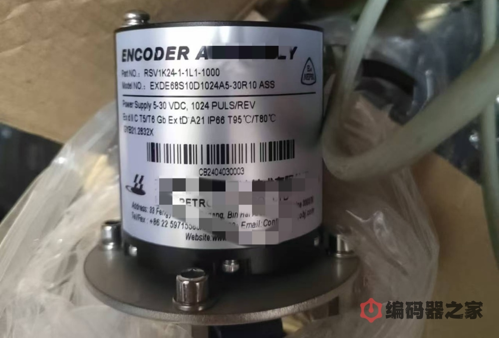 RSV1K24-1-1L1-1000，一款增量式防爆编码器的定制替代（EXDE68S10D1024A5-50R10ASS）